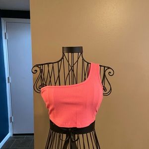 Pink crop top